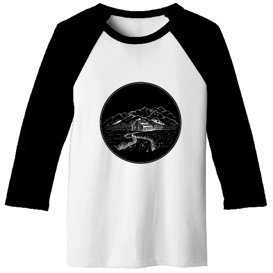 Farm night Baseball Tees