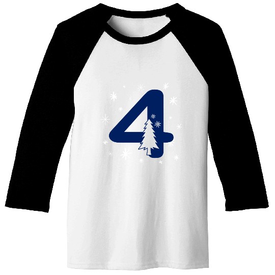 4th Anniversary Year - Christmas Celebration Four Baseball Tees