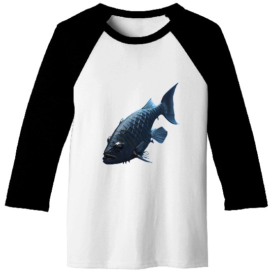 Diamond Fish Baseball Tees