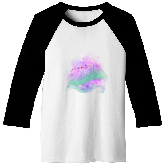 Music Space Cat Baseball Tees