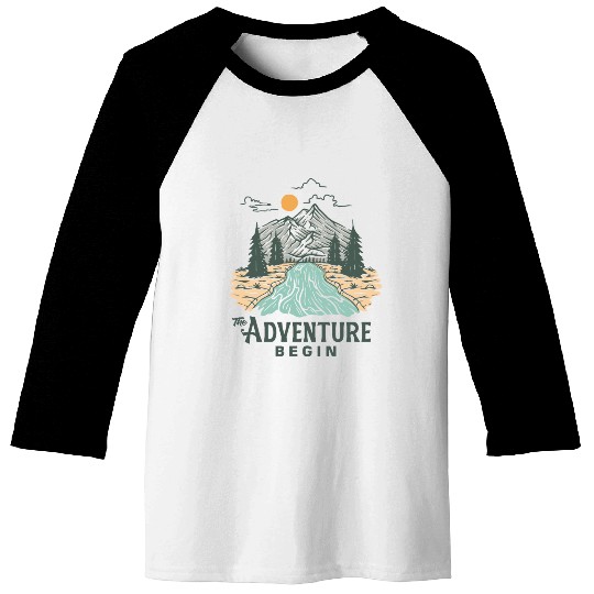 The Adventure Begin Baseball Tees