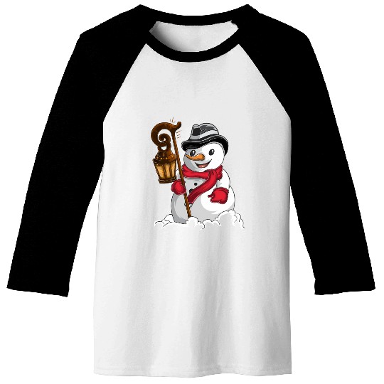 Winter Snow Baseball Tees