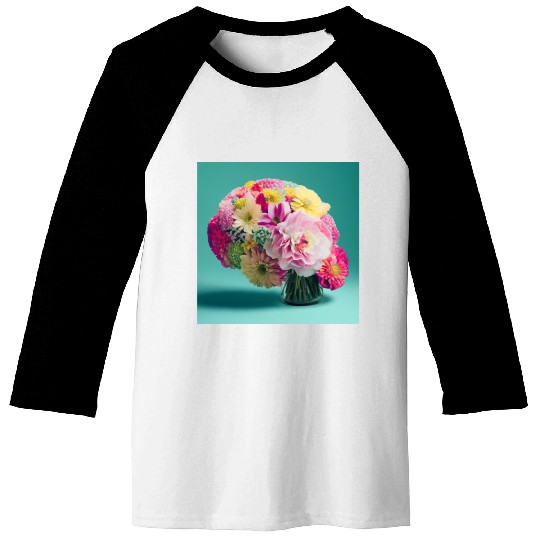 Default flowers brains spring 0 Baseball Tees