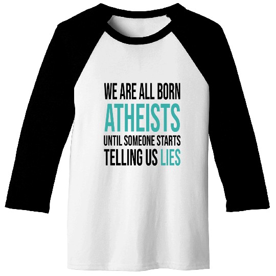 atheism science Baseball Tees