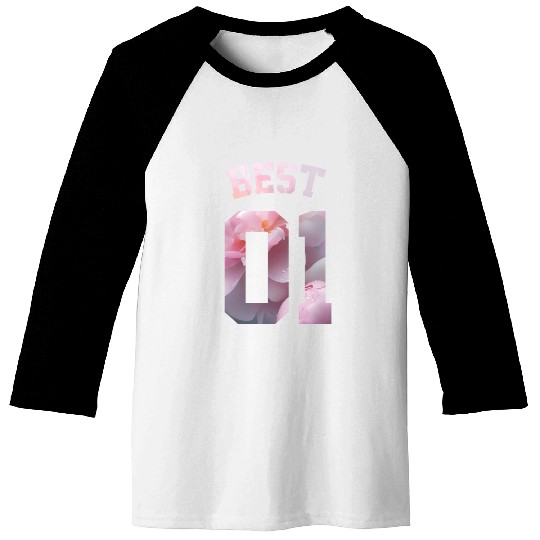 Flower Best Friends for 3 - best 01 Baseball Tees