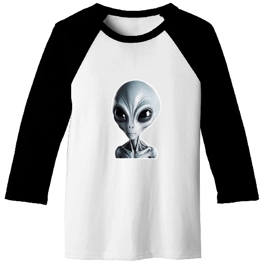 Grey Alien Baseball Tees