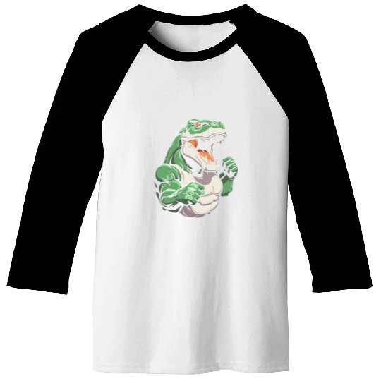 Workout Gym T Rex Baseball Tees