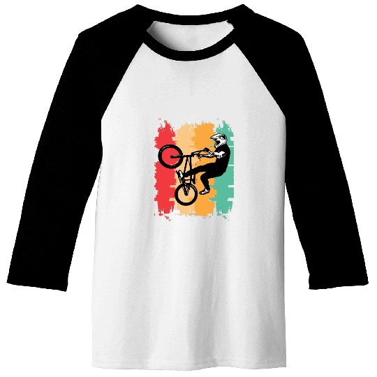 Old School Bmx | Retro Bmx Bike Baseball Tees