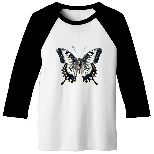 Butterfly Colorful Enchanting Delicate Insects Baseball Tees