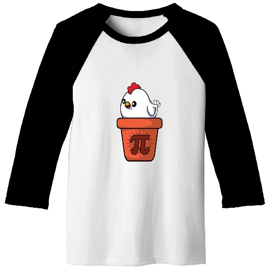 Chicken Pot Pie Pi Day Math Equations Baseball Tees