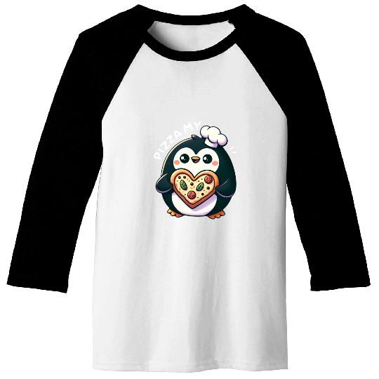 Pizza My Heart - Cheesy Love Baseball Tees