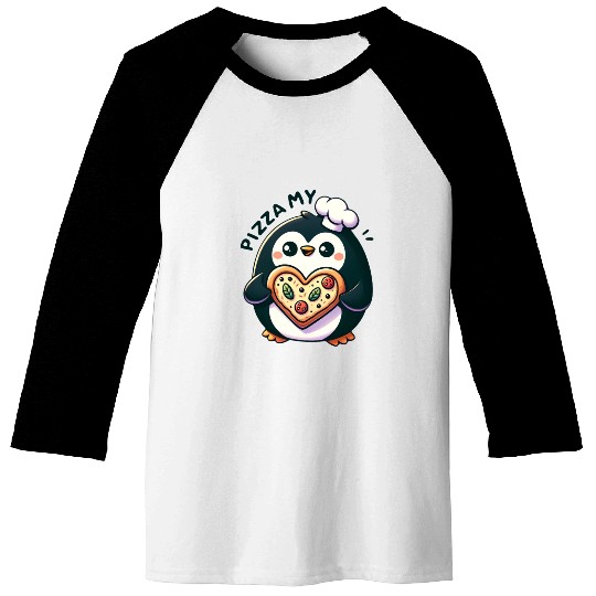 Pizza My Heart - Cheesy Love Baseball Tees
