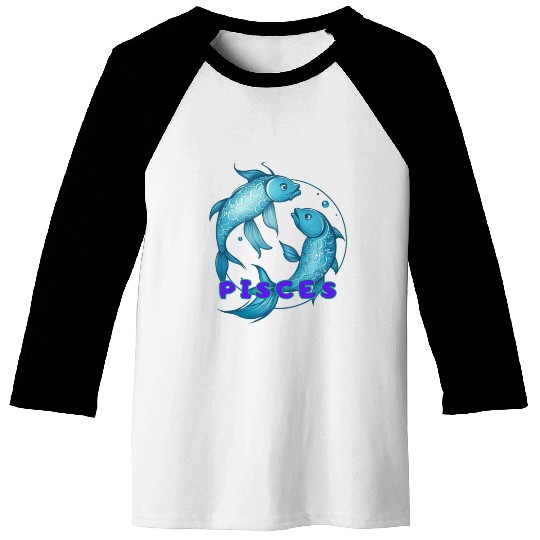 Pisces Horoscope Baseball Tees