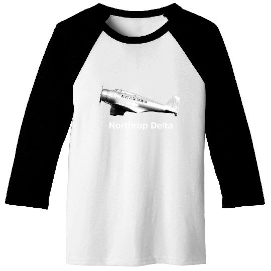 Northrop Delta Aircraft Baseball Tees