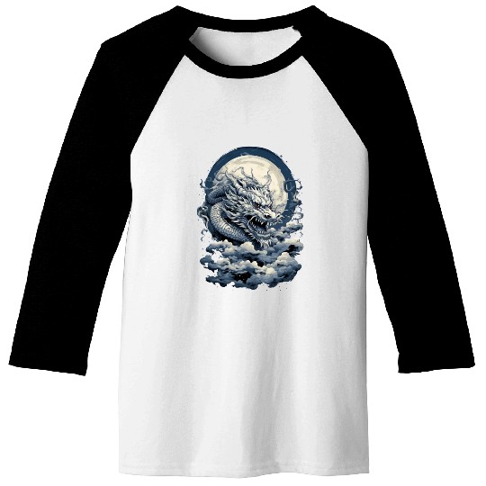 Celestial Dragon Soar Baseball Tees
