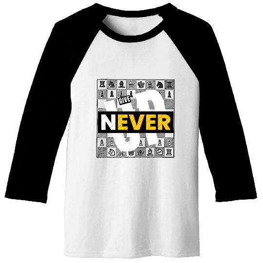 Never Give Up Baseball Tees