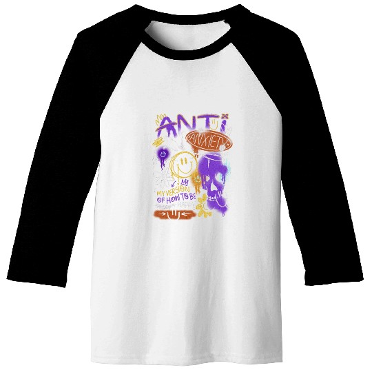 Anti-Anxiety Brutalism Baseball Tees