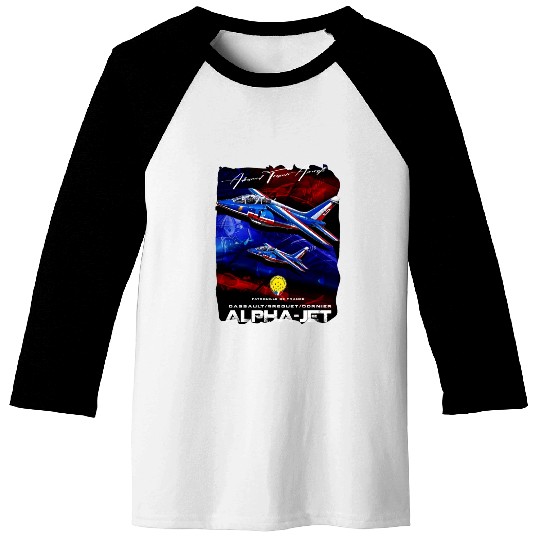 Alpha Jet Belgium Air Force Advanced Trainer Aircr Baseball Tees