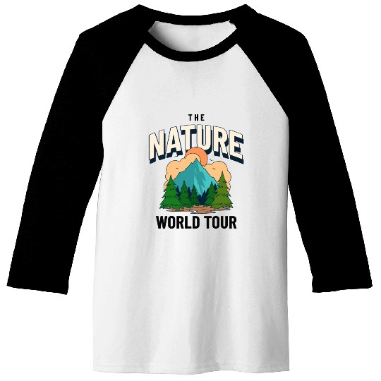 The Nature World Tour Baseball Tees