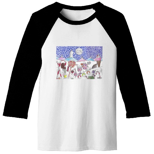 The Nutcracker Christmas Candy Land Baseball Tees