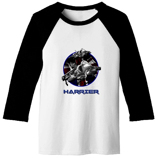 Harrier Jump Jet Royal Air Force Fighterjet Baseball Tees