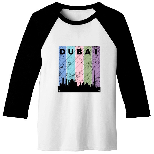 Dubai Love City Baseball Tees