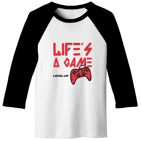 Life's a Game, Level Up Baseball Tees