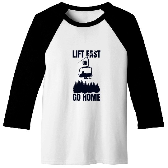 Funny Snowboarding Quote Baseball Tees