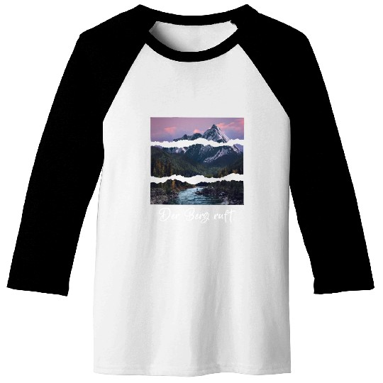 the mountain is calling Baseball Tees