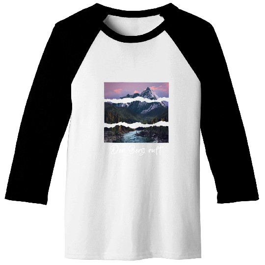 the mountain is calling Baseball Tees