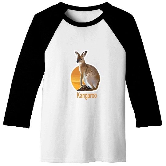 cute kangaroo animal Baseball Tees