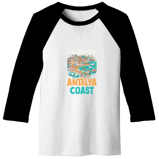 Antalya Turkey Travel Vacation I Love Turkey Baseball Tees
