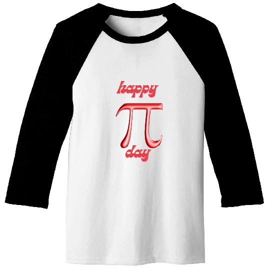Pi Day in Red Baseball Tees