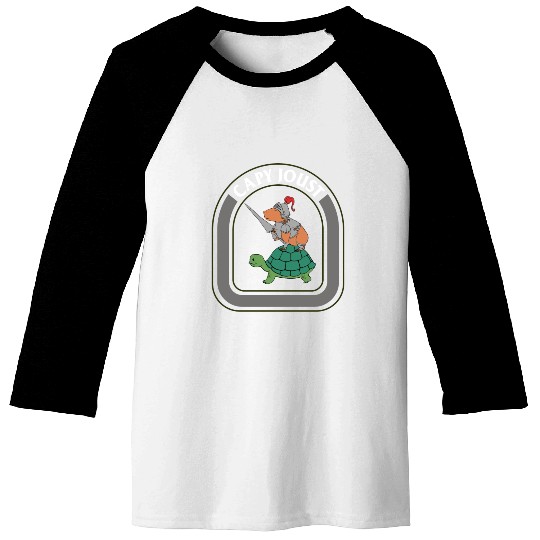 Capybara Baseball Tees, Capy Joust Baseball Tees, Gift For Joust