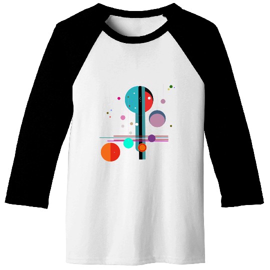 Geometric art Baseball Tees
