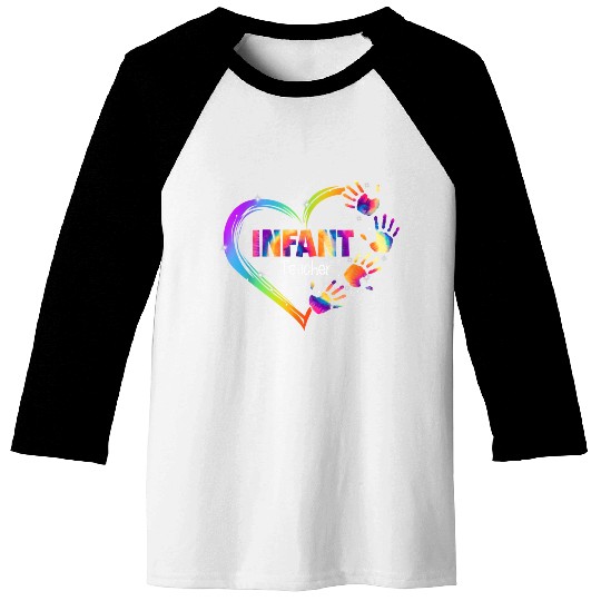 Infant Teacher Appreciation Tie Dye Baseball Tees