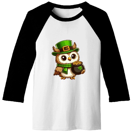 Golden Owl St. Patrick's Day Baseball Tees