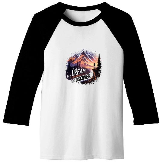 "Horizon Explorer: Embrace the Journey" Baseball Tees
