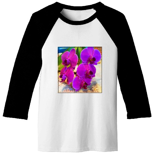 Orchid 2 Baseball Tees