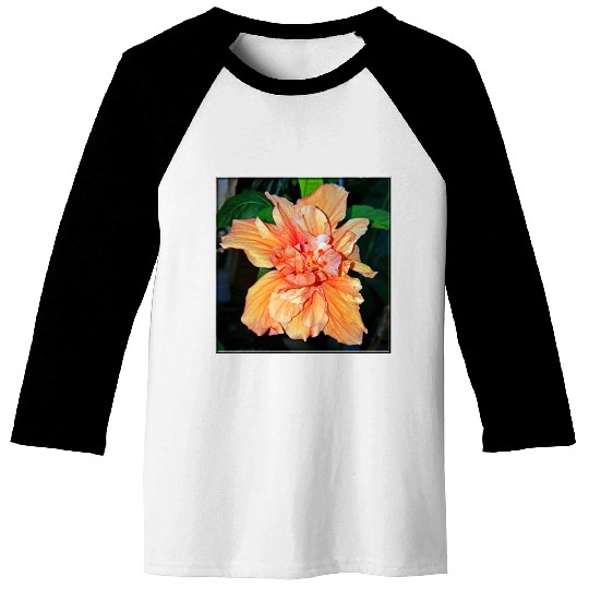 Hibiscus 2 Baseball Tees