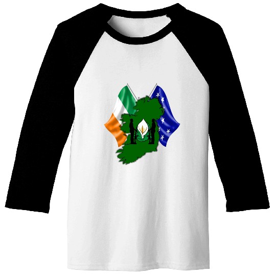 Irish Easter Lily - Designed in Ireland Baseball Tees