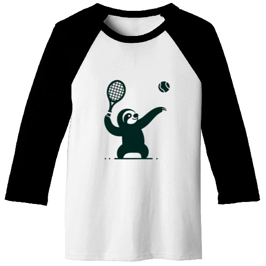 SLOTH TENNIS Baseball Tees