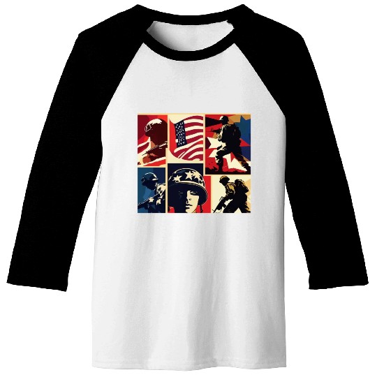 Memorial Day 6 Baseball Tees