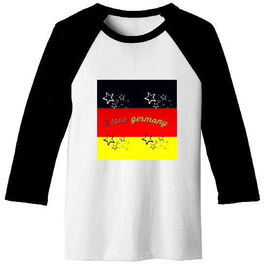 i love germany Baseball Tees