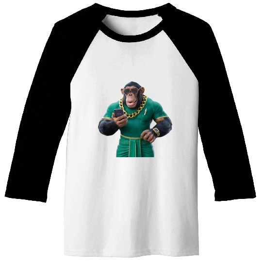 "Urban Ape: Contemporary Monkey Chic" Baseball Tees
