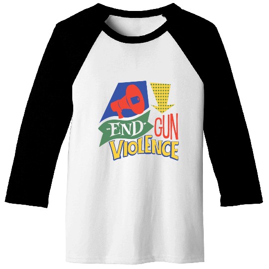 End Gun Violence Baseball Tees