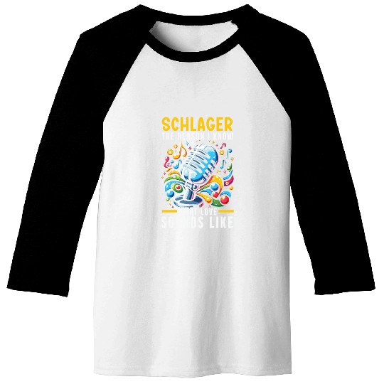 German Schlager Singer Germany Music Lover Baseball Tees