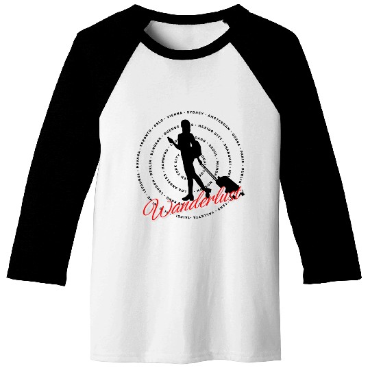 Wanderlust Solo Travel Baseball Tees