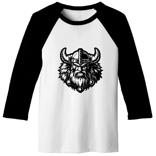 Powerful Viking Warrior Version 5 Baseball Tees