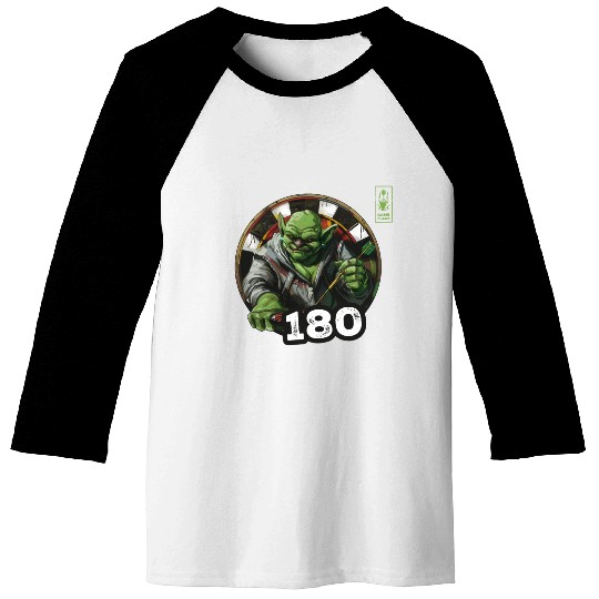 Darts 180 Green Game Champ Dart - Dart Team Baseball Tees